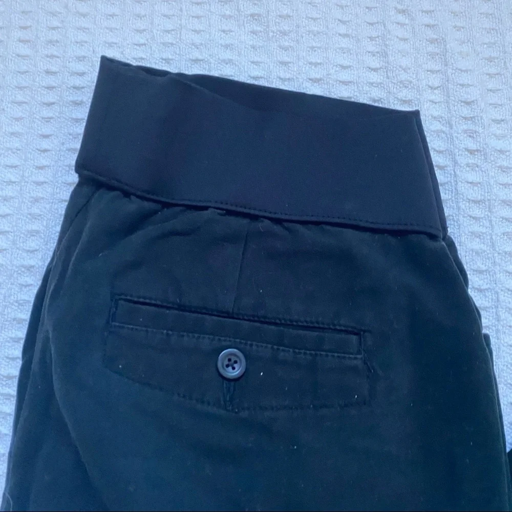 Old Navy maternity black straight leg pants size 10 - Picture 2 of 6